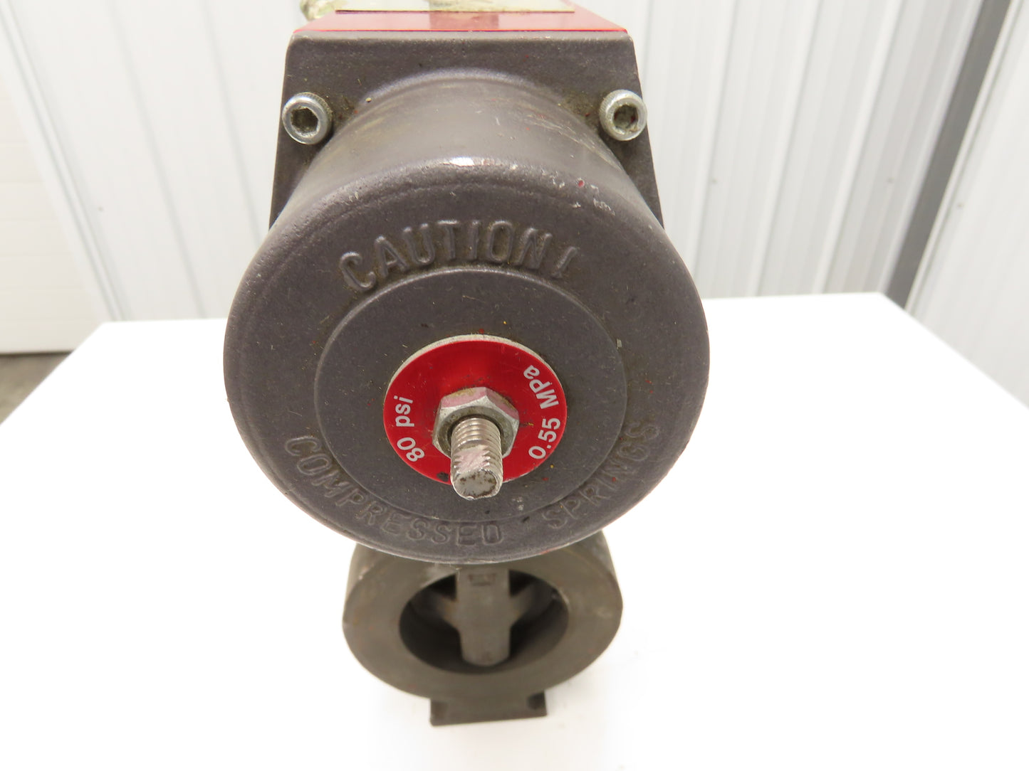 Preferred CO2 System 4" Wafer Butterfly Valve & Pneumatic Actuator Spring Return