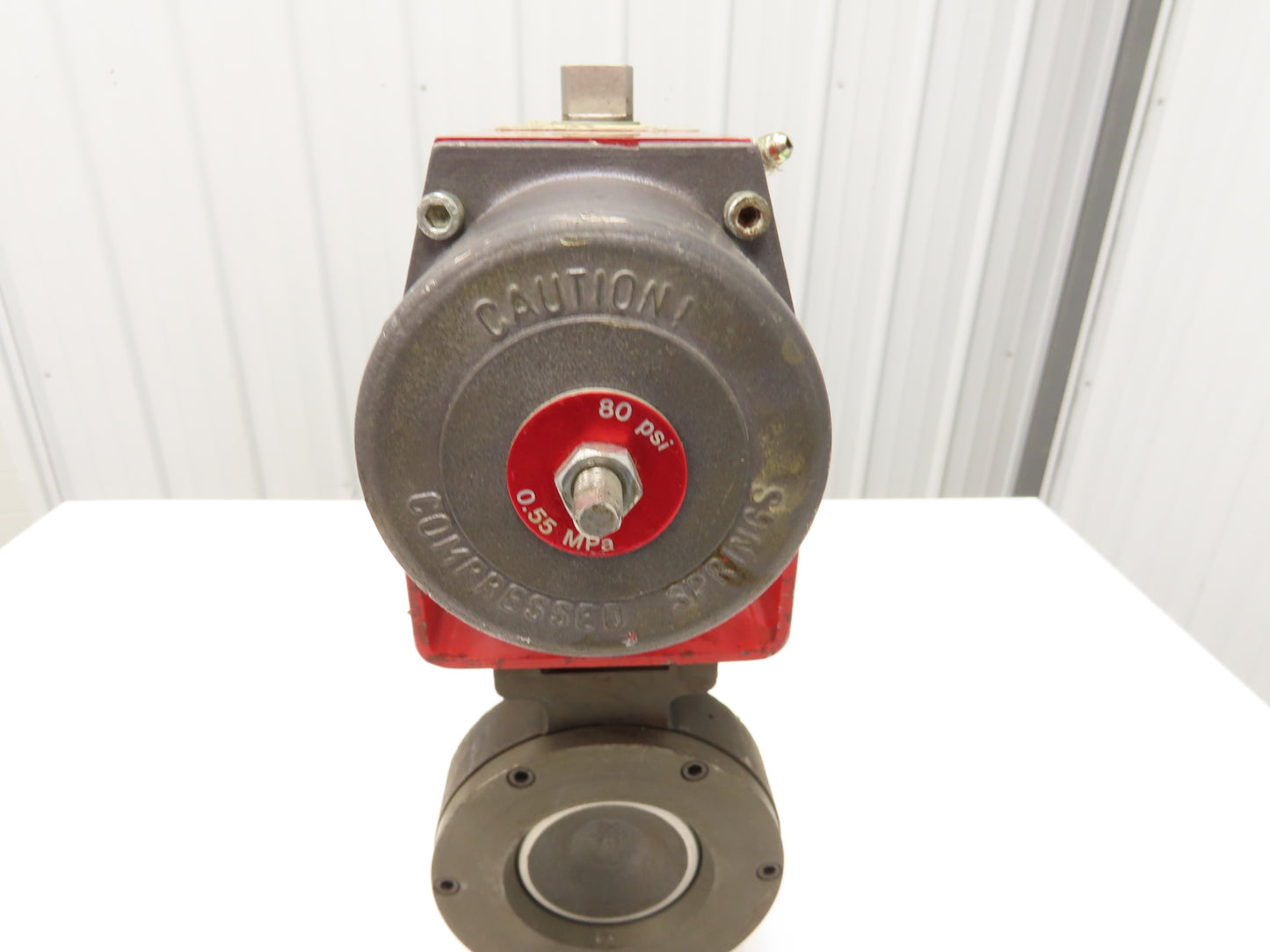 Preferred CO2 System 4" Wafer Butterfly Valve & Pneumatic Actuator Spring Return