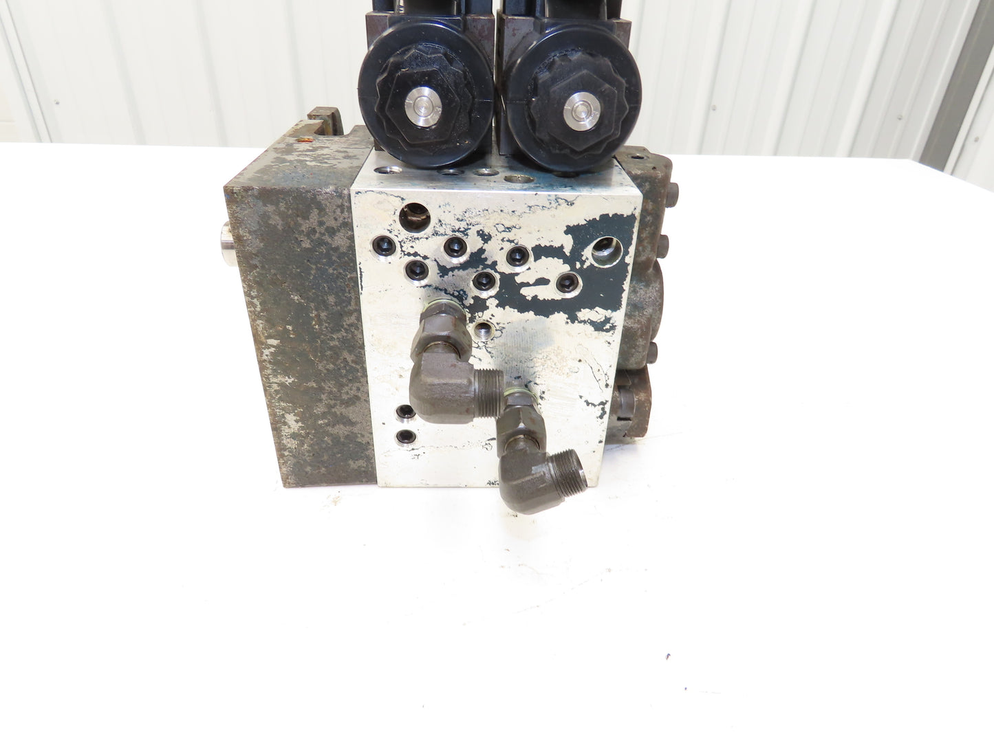 Nippon Gerotor 25604835 Hydraulic Index Motor W Solenoid Control Valves 1" Shaft
