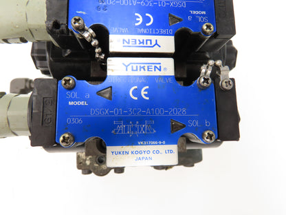 Nippon Gerotor 25604835 Hydraulic Index Motor W Solenoid Control Valves 1" Shaft