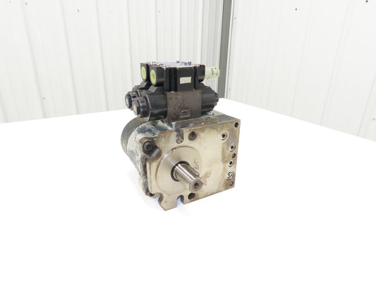 Nippon Gerotor 25604835 Hydraulic Index Motor W Solenoid Control Valves 1" Shaft