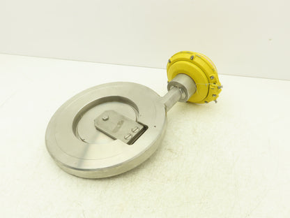 Kinetrol 070 Pneumatic Actuator Spring Return w/Stainless Flap Valve 10.7" OD