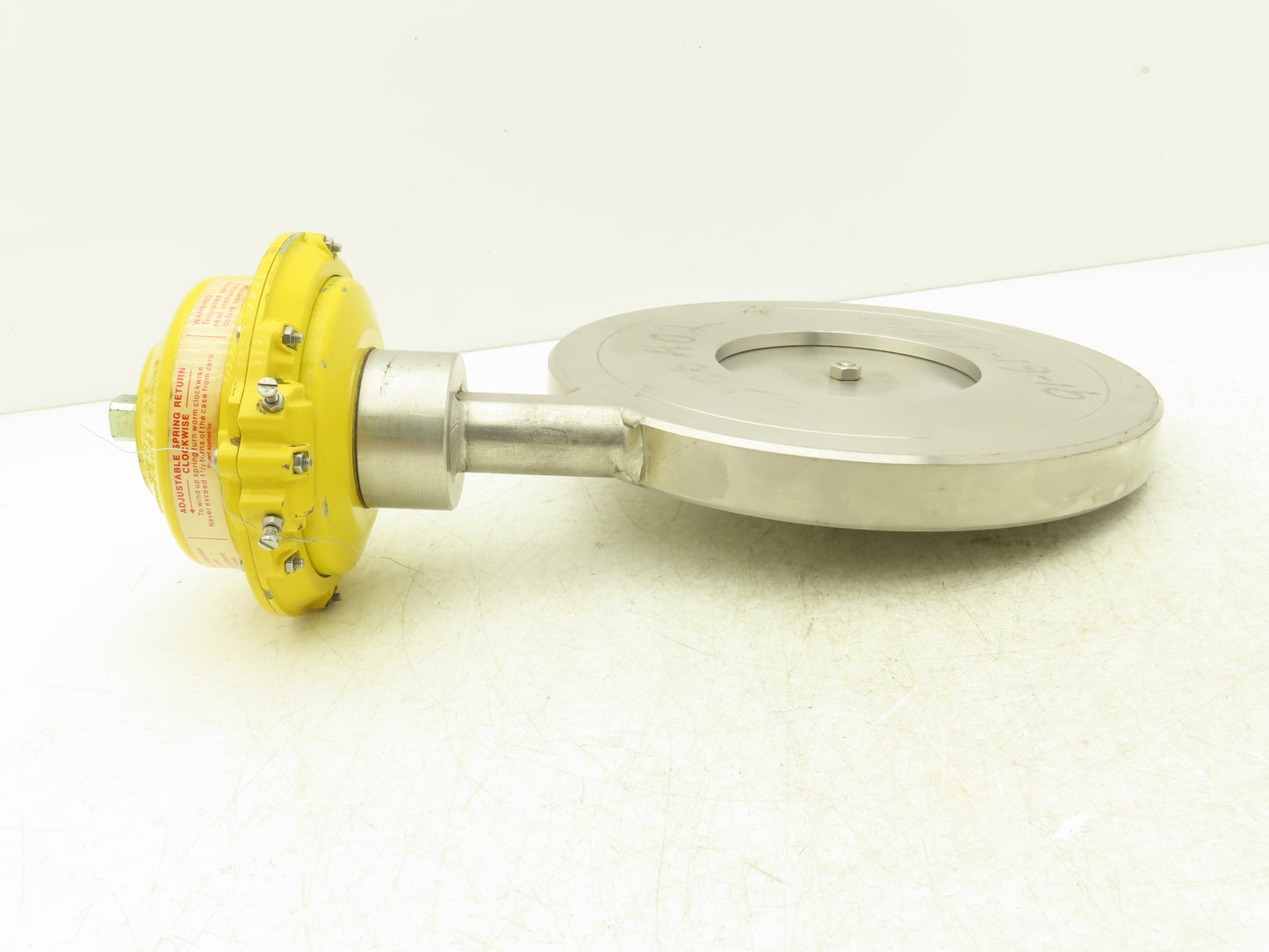 Kinetrol 070 Pneumatic Actuator Spring Return w/Stainless Flap Valve 10.7" OD