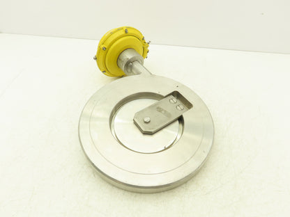 Kinetrol 070 Pneumatic Actuator Spring Return w/Stainless Flap Valve 10.7" OD