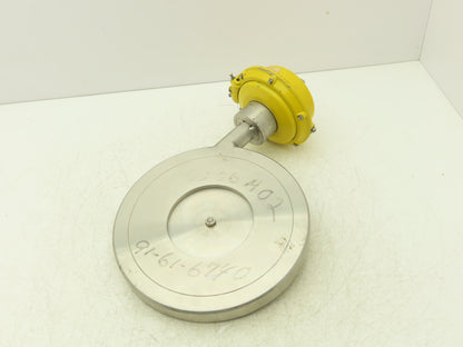 Kinetrol 070 Pneumatic Actuator Spring Return w/Stainless Flap Valve 10.7" OD