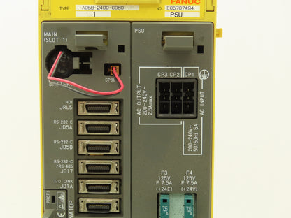 Fanuc A05B-2400-C060 PCB Slot Rack Assembly With Set Of Circuit Boards *Read