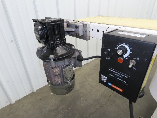 Dorner 3200  8"W x 83"L Low Profile Belt Conveyor 115V Variable Speed 10-175FPM