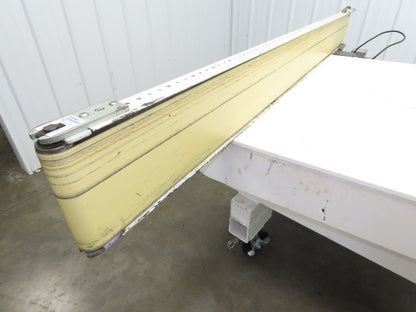 Dorner 3200  8"W x 83"L Low Profile Belt Conveyor 115V Variable Speed 10-175FPM