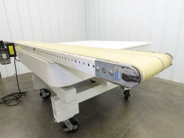 Dorner 3200  8"W x 83"L Low Profile Belt Conveyor 115V Variable Speed 10-175FPM