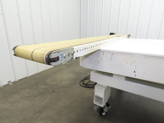 Dorner 3200  8"W x 83"L Low Profile Belt Conveyor 115V Variable Speed 10-175FPM