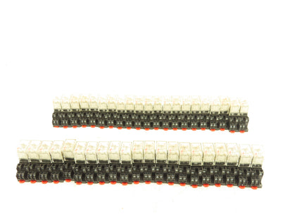 Omron MY2N-GS Relay 8-Pin 2 Pole LED Indicator 220/240VAC Coil w/ Base Lot of 42
