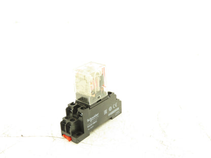 Omron MY2N-GS Relay 8-Pin 2 Pole LED Indicator 220/240VAC Coil w/ Base Lot of 42