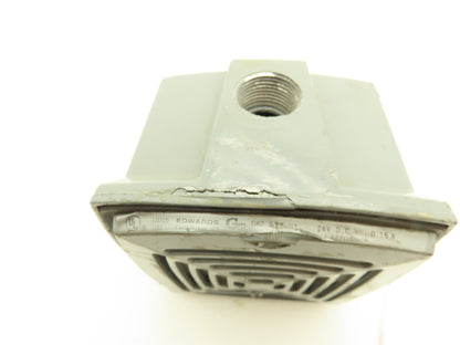 Edwards 877-G1 Weatherproof Vibrating Horn 24VDC Alarm Dented Lot of 2