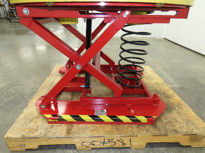 Southworth PP360-R4 Pallet Level Loader 43-3/4" Round Top 28" Lift Height