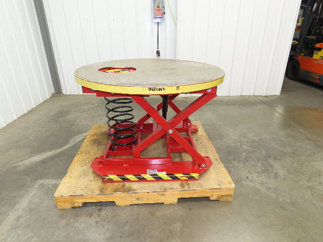 Southworth PP360-R4 Pallet Level Loader 43-3/4" Round Top 28" Lift Height