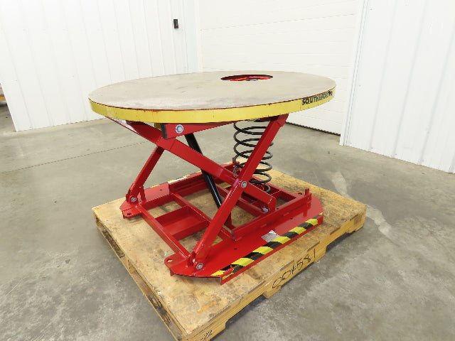 Southworth PP360-R4 Pallet Level Loader 43-3/4" Round Top 28" Lift Height