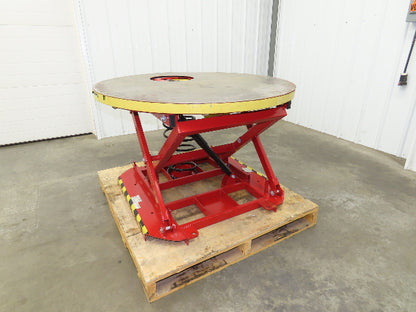 Southworth PP360-R4 Pallet Level Loader 43-3/4" Round Top 28" Lift Height