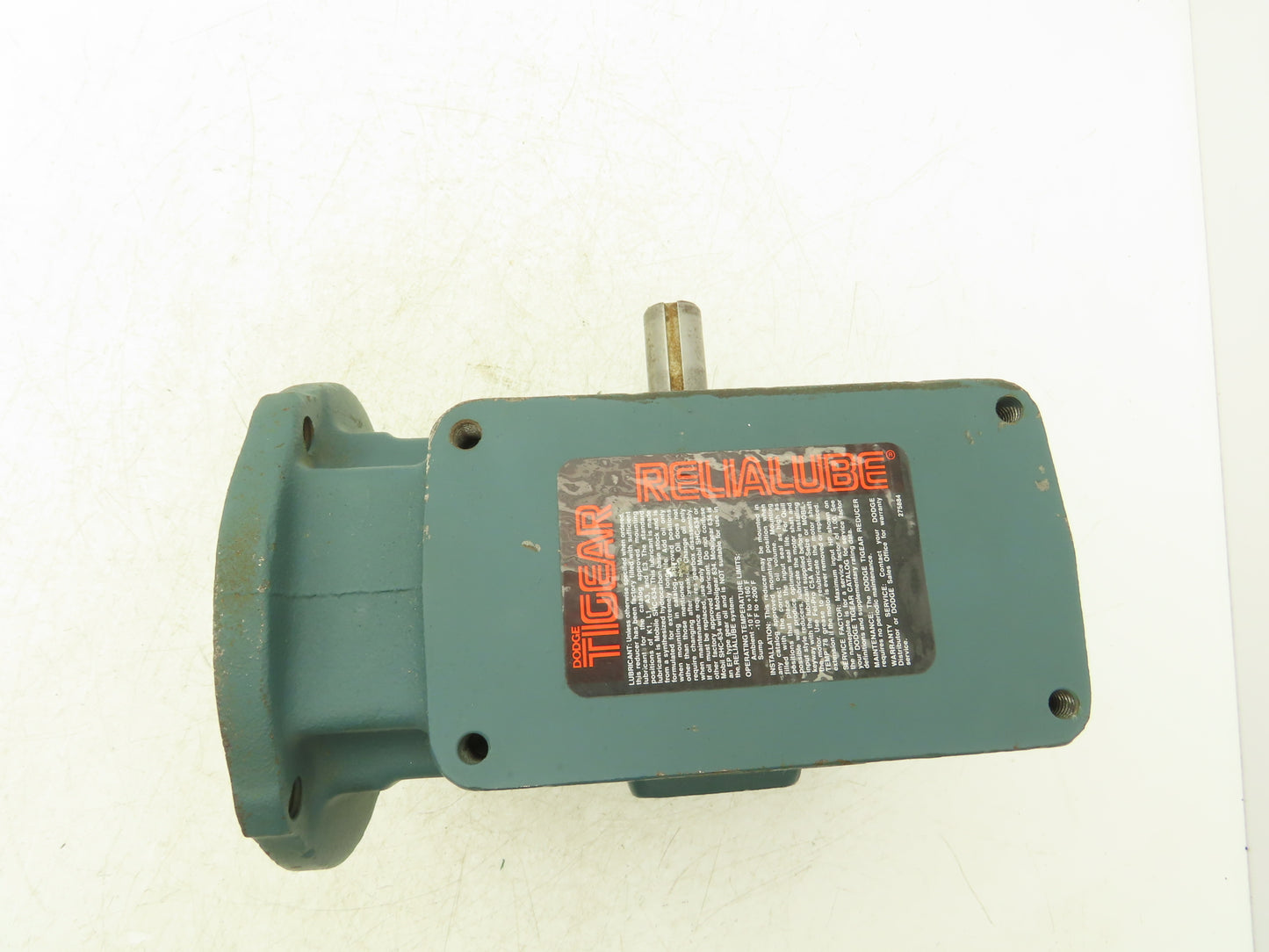 Dodge Tigear Q262B018M140K1 Worm Gearbox 18:1 Reducer 5Hp 97rpm 140TC LH Output