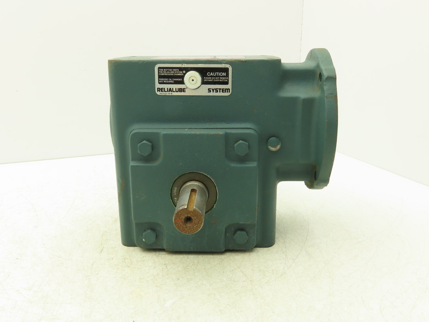 Dodge Tigear Q262B018M140K1 Worm Gearbox 18:1 Reducer 5Hp 97rpm 140TC LH Output