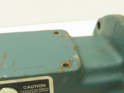 Dodge Tigear Q176Y015M056K1 Worm Gearbox 15:1 Reducer 1.2Hp 117rpm 56C LH Output