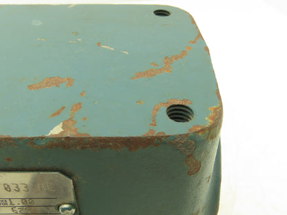 Dodge Tigear Q202Y010N140L1 Worm Gearbox 10:1 Reducer 2Hp 175rpm 140TC RH Output