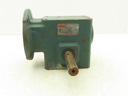 Dodge Tigear Q202Y010N140L1 Worm Gearbox 10:1 Reducer 2Hp 175rpm 140TC RH Output