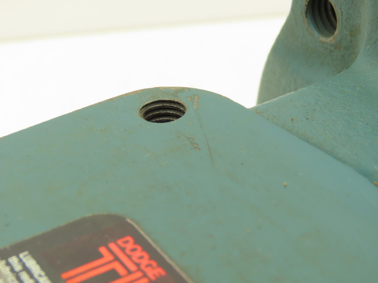 Dodge Tigear Q202Y020N056L1 Worm Gearbox 20:1 Reducer 1Hp 88rpm 56C RH Output