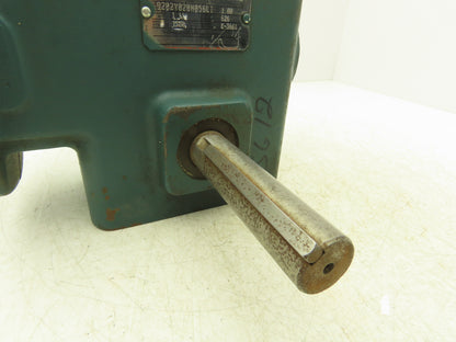 Dodge Tigear Q202Y020N056L1 Worm Gearbox 20:1 Reducer 1Hp 88rpm 56C RH Output