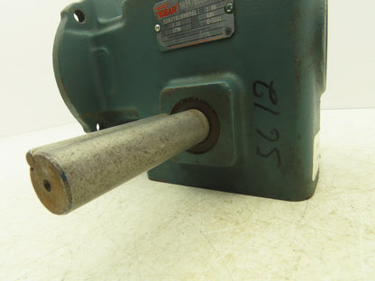 Dodge Tigear Q202Y020N056L1 Worm Gearbox 20:1 Reducer 1Hp 88rpm 56C RH Output