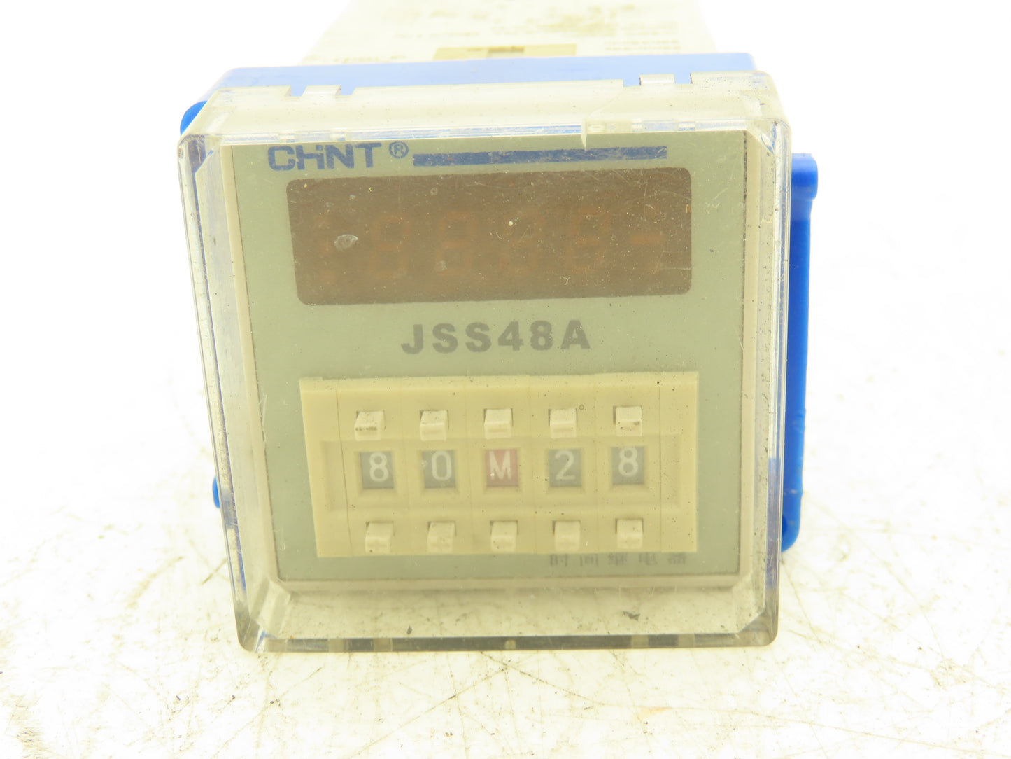 CHNT JSS48A Time Delay Relay 4-Digit 3 Time Ranges Configurable Lot of 6