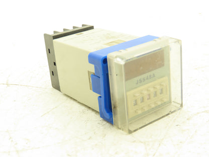 CHNT JSS48A Time Delay Relay 4-Digit 3 Time Ranges Configurable Lot of 6