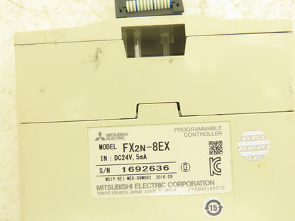 Mitsubishi Electric FX2N-8EX MELSEC Input Extension Block 8 Point Lot of 4