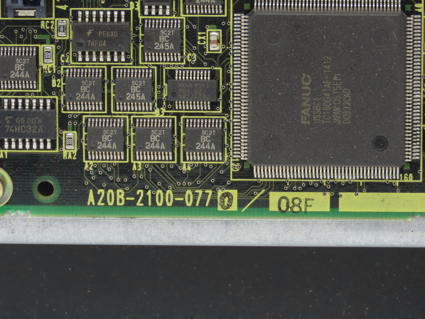 Fanuc A05B-2452-C151 CNC HMI Control Panel Push Button With E-Stop & Key