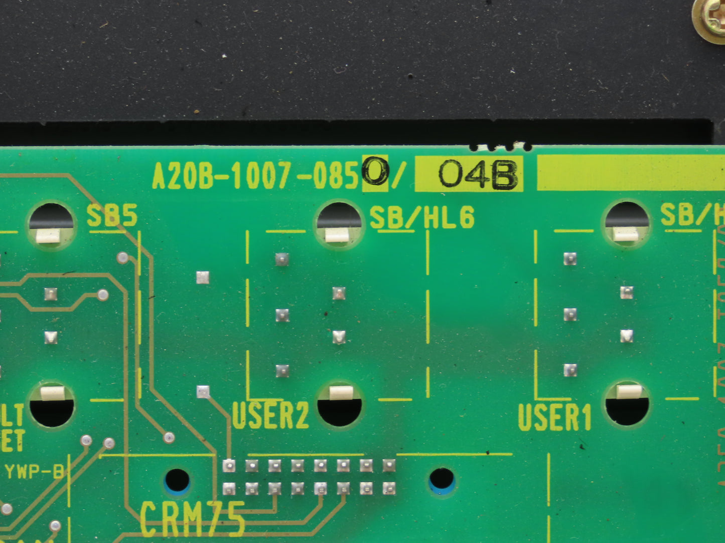 Fanuc A05B-2452-C151 CNC HMI Control Panel Push Button With E-Stop & Key