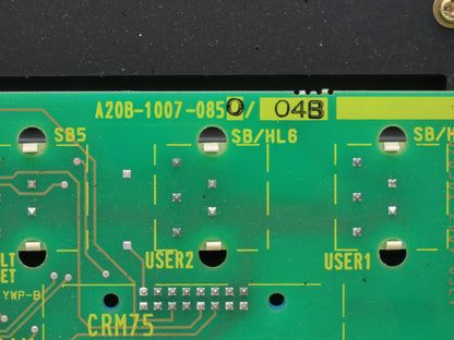 Fanuc A05B-2452-C151 CNC HMI Control Panel Push Button With E-Stop & Key