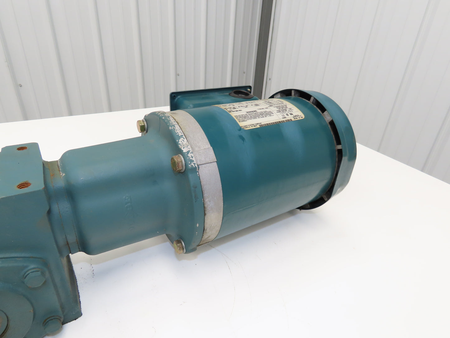 Reliance P14H1448H Gearmotor 20:1 Tigear Reducer 88rpm 1Hp 230/460V 143TC LH
