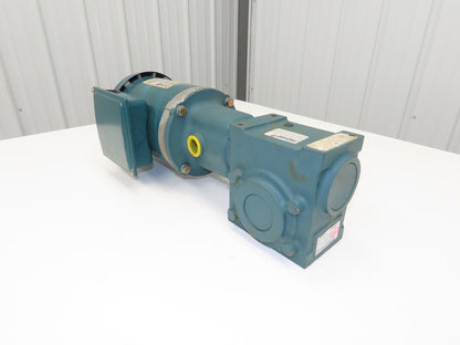 Reliance P14H1448H Gearmotor 20:1 Tigear Reducer 88rpm 1Hp 230/460V 143TC LH
