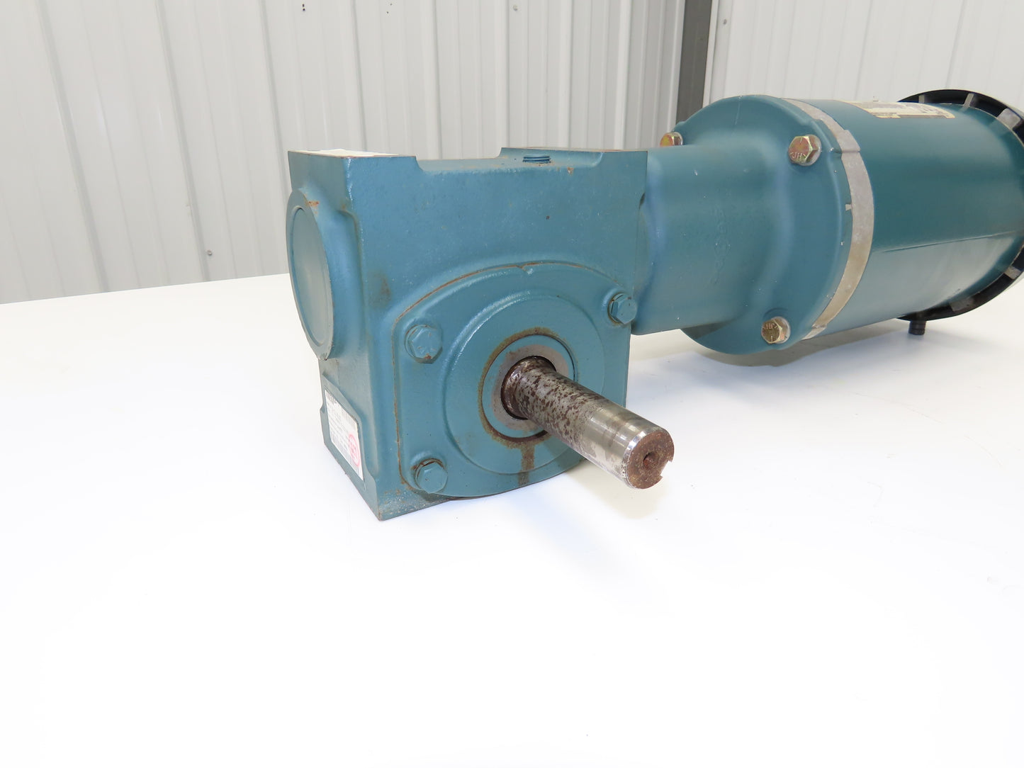 Reliance P14G9256H Gearmotor 12:1 Tigear Reducer 144rpm 1Hp 230/460V 143TC LH