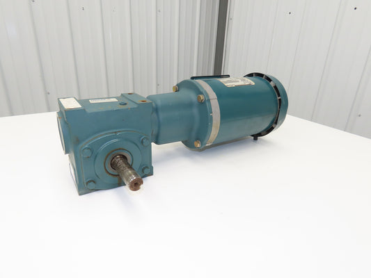 Reliance P14G9256H Gearmotor 12:1 Tigear Reducer 144rpm 1Hp 230/460V 143TC LH