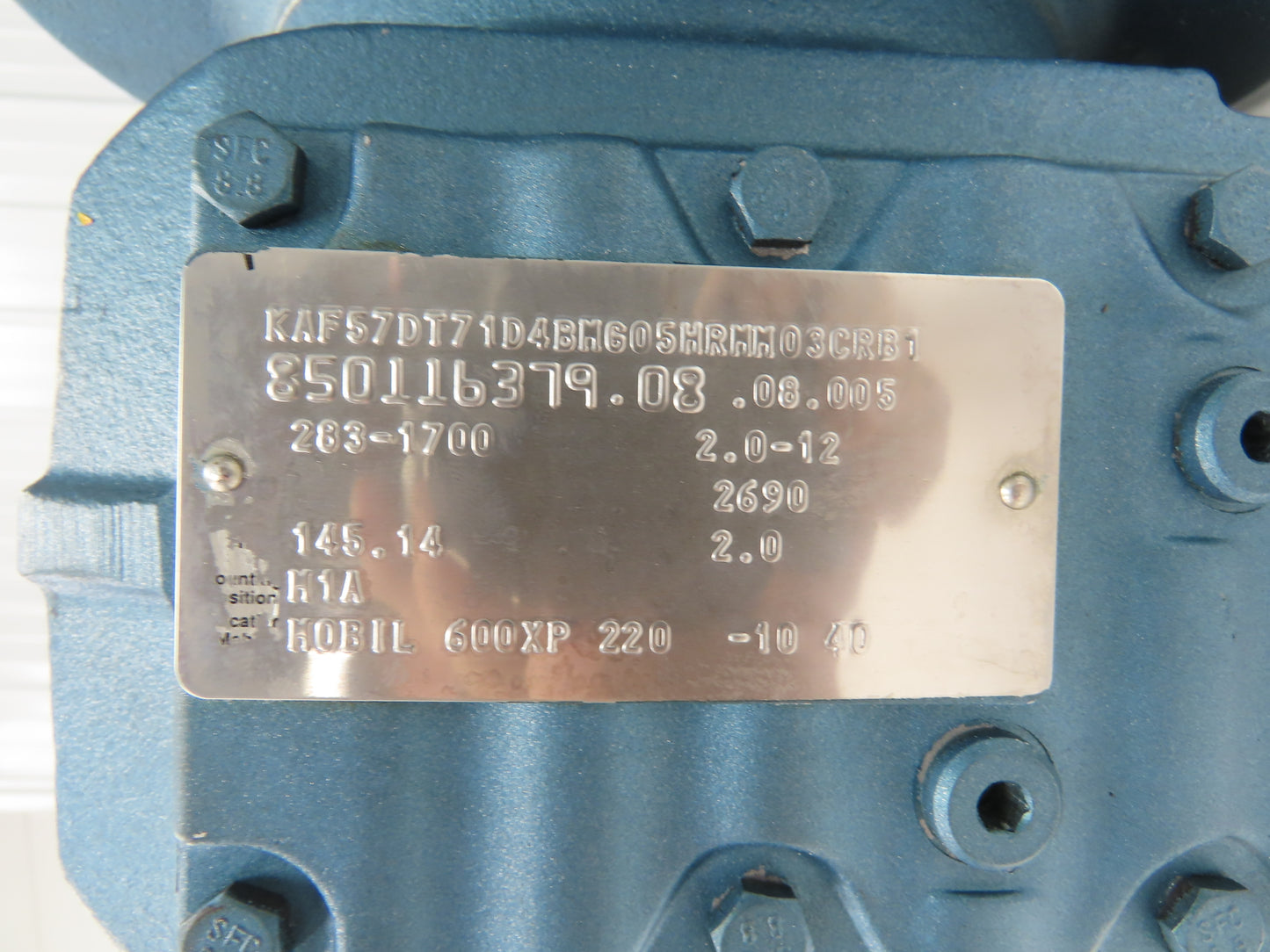 Sew Eurodrive DFT71D4BMGMM03CRB1A Movimot Gearmotor 2-12rpm .5Hp 460V 3PH 145.14