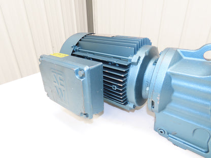 Sew Eurodrive KAZ57DT100LS4 Gearmotor 45rpm 38.5:1 3Hp 230/460V 1.5"Hollow Shaft