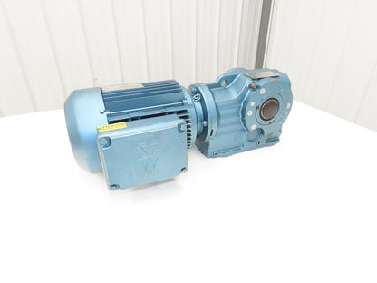 Sew Eurodrive KAZ57DT100LS4 Gearmotor 45rpm 38.5:1 3Hp 230/460V 1.5"Hollow Shaft