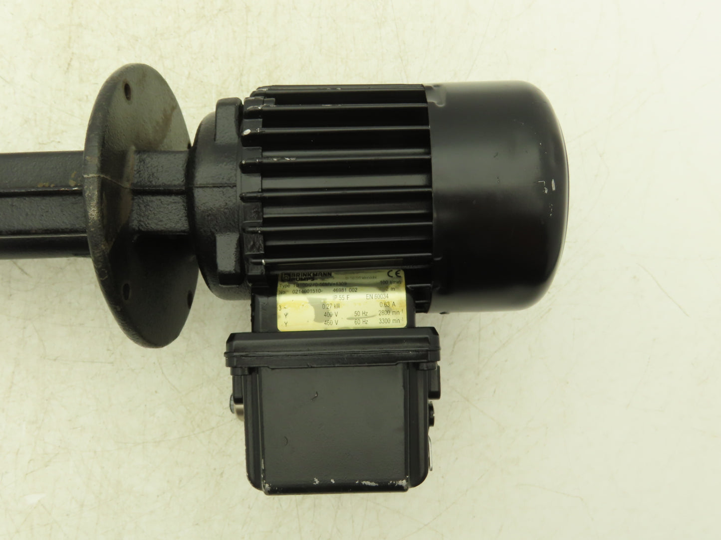 Brinkmann TB100/270-56MV+1309 Immersion Coolant Pump 100 L/min .27kW 460V 3PH