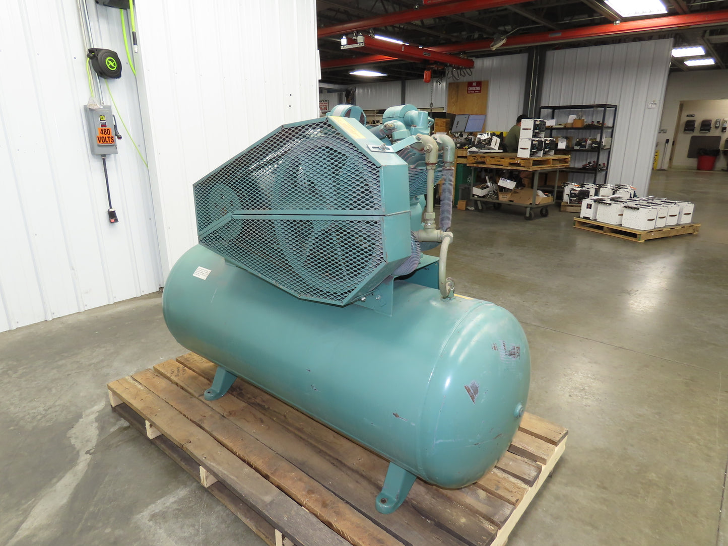 Champion HR10-12 Piston Air Compressor Pump 33CFM 25Hp 230/460V 3Ph 120G Tank