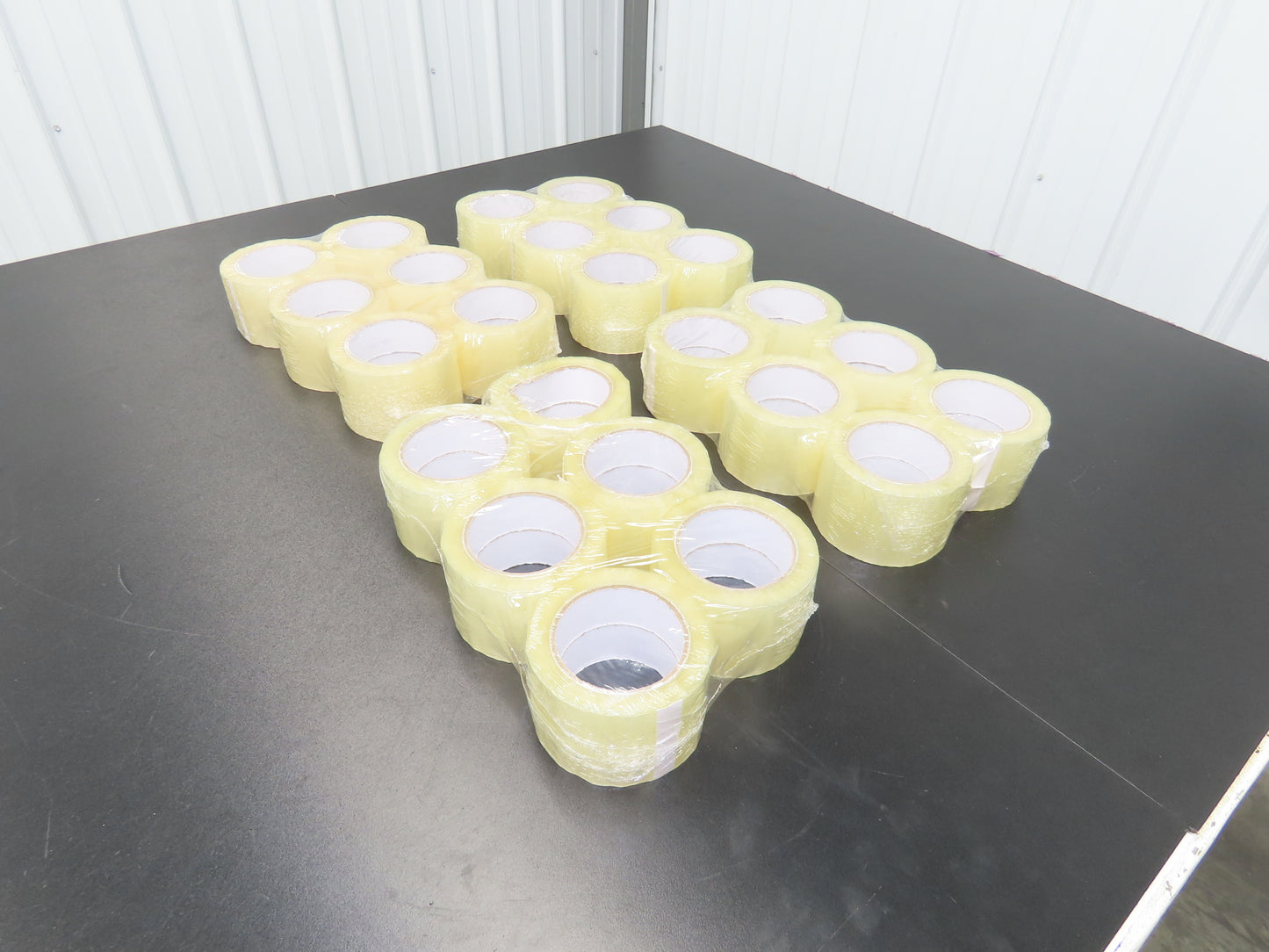 24 Rolls 3" Wide Clear Tape Packaging Carton Sealing Tape 72mm 110 Yard 2 Mil