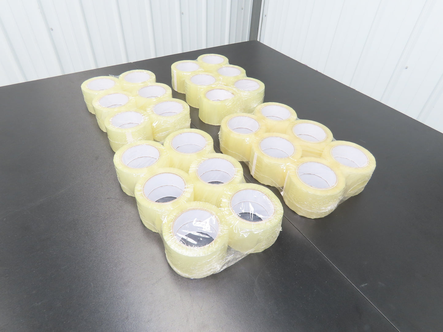 24 Rolls 3" Wide Clear Tape Packaging Carton Sealing Tape 72mm 110 Yard 2 Mil