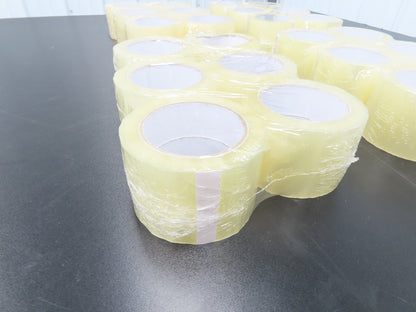 24 Rolls 3" Wide Clear Tape Packaging Carton Sealing Tape 72mm 110 Yard 2 Mil
