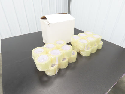 24 Rolls 3" Wide Clear Tape Packaging Carton Sealing Tape 72mm 110 Yard 2 Mil