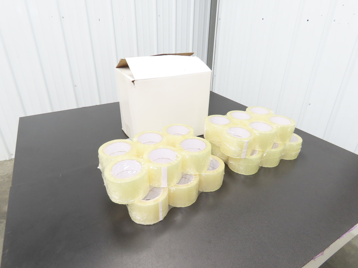 24 Rolls 3" Wide Clear Tape Packaging Carton Sealing Tape 72mm 110 Yard 2 Mil