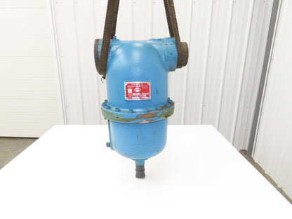 Wright Austin Type T 3" NPT Gas Liquid Separator 160 PSI 450°F Cast Iron